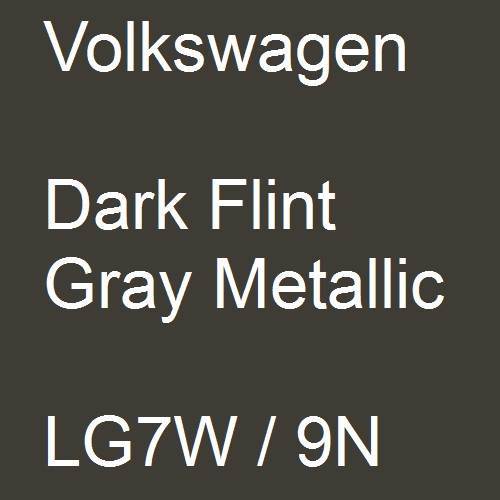 Volkswagen, Dark Flint Gray Metallic, LG7W / 9N.